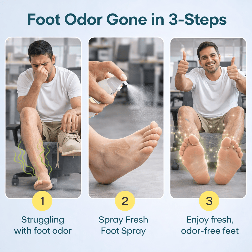 SD Foot Odor Spray That Eliminates Bad Smell Instantly & Boosts Your Confidence | 24H Fresh Feet Spray 💨