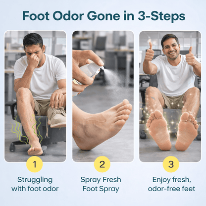 SD Foot Odor Spray That Eliminates Bad Smell Instantly & Boosts Your Confidence | 24H Fresh Feet Spray 💨