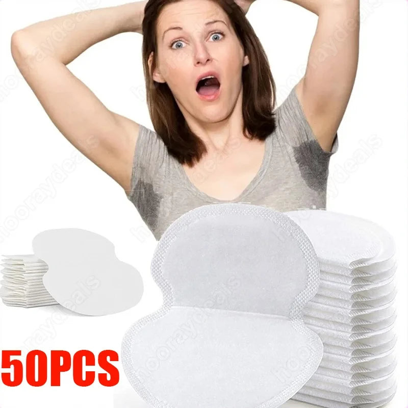 10-50pc Underarm Pad Summer Underarm Anti Perspiration Sweat Ultra-thin Pad Disposable Armpit Absorb Sweat Shield Breathable Pad