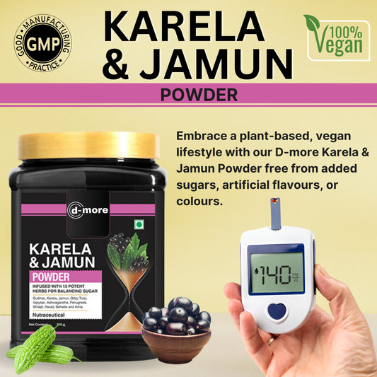 Karela Jamun Powder | Control Your Blood Sugar Naturally-🔥50% Off Today🔥-200gm