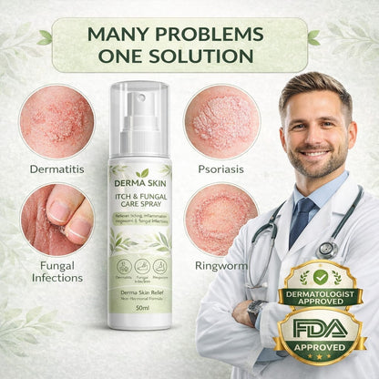 Derma Skin Itch & Fungal Care Spray- Dermatologist Inspired Itch & Fungal Care👨🏽‍⚕️ - dmore