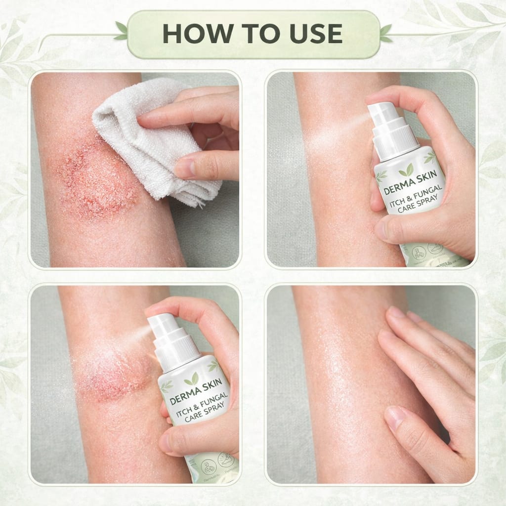 Derma Skin Itch & Fungal Care Spray- Dermatologist Inspired Itch & Fungal Care👨🏽‍⚕️ - dmore