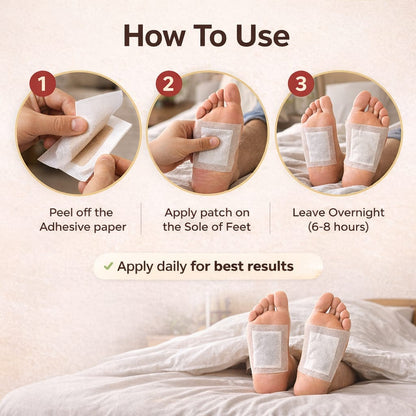 SD Bee Venom Lymphatic Drainage & Slimming Detox Foot Patches 🌿👣 - dmore