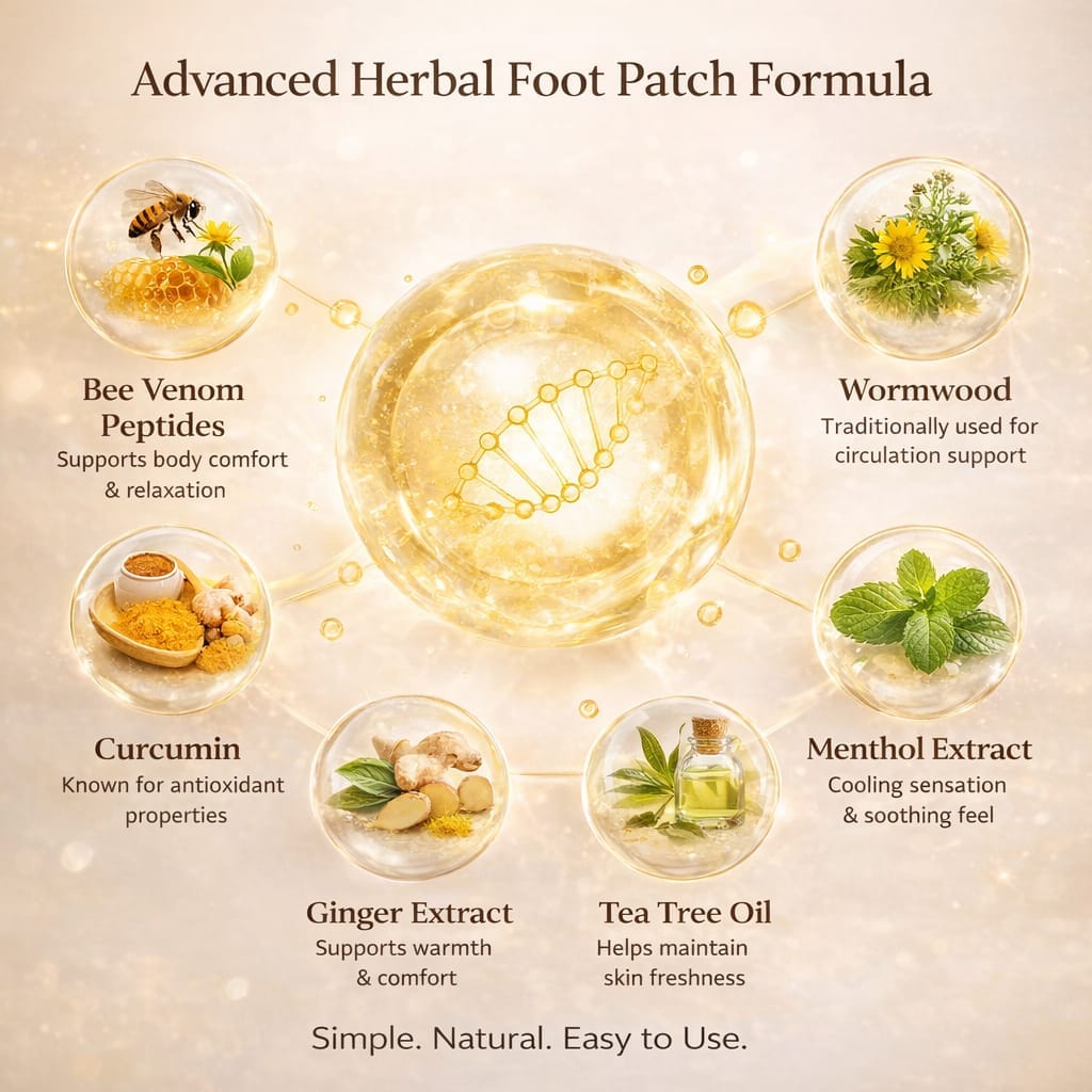 SD Bee Venom Lymphatic Drainage & Slimming Detox Foot Patches 🌿👣 - dmore