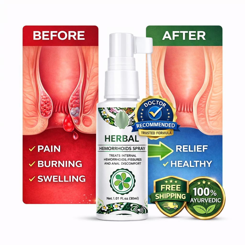 SD HerbalCure 100% Natural Ayurvedic Piles Spray
