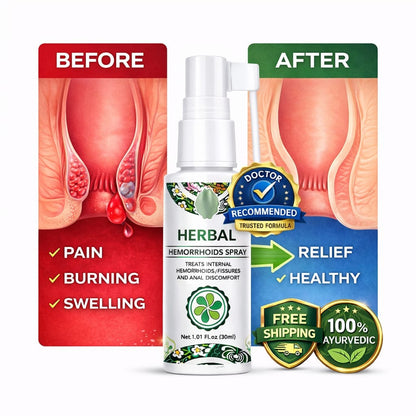 SD HerbalCure 100% Natural Ayurvedic Piles Spray - dmore