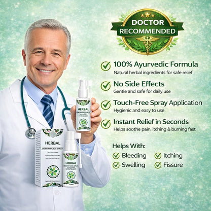 SD HerbalCure 100% Natural Ayurvedic Piles Spray - dmore