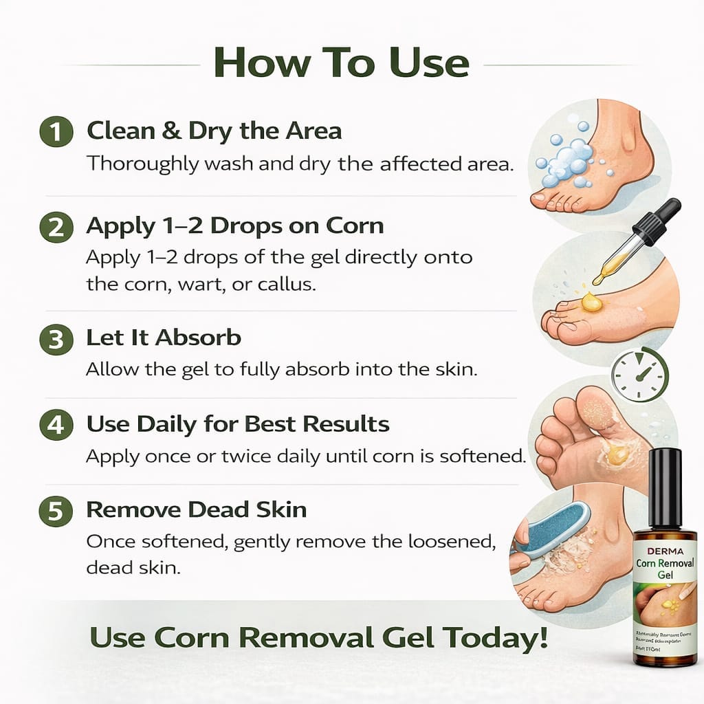 SD Corn Removal Serum 👣 No More Pain, No More Corns - ✨ Buy 1 Get 1 Free ⚡ - dmore