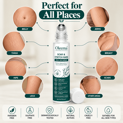 MD Oleema Scar & Stretch Mark Roll-On Serum