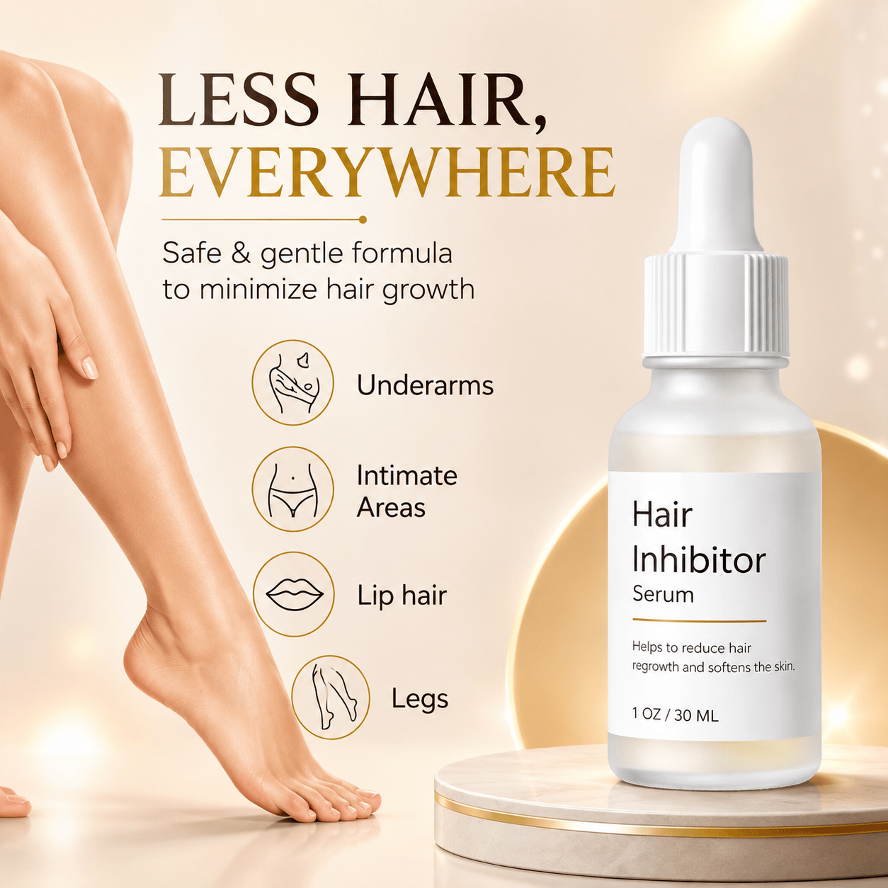 SD Hair Inhibitor Serum – Effortless Hair Reduction 💧