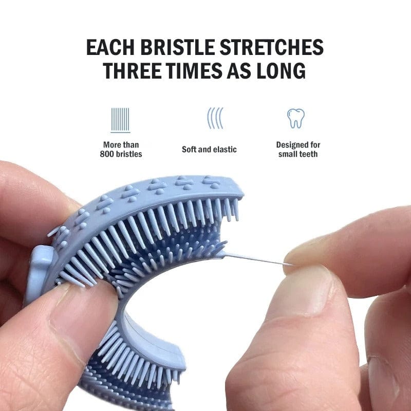 D-More Baby U-Shape Toothbrush - Gentle 360° Cleaning for Tiny Smiles 🦷 👶Pack 2 - dmore