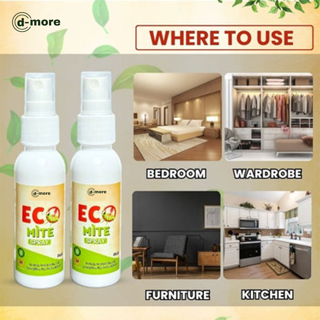 D-more Eco Mite Spray - Say Permanent Goodbye to Mites