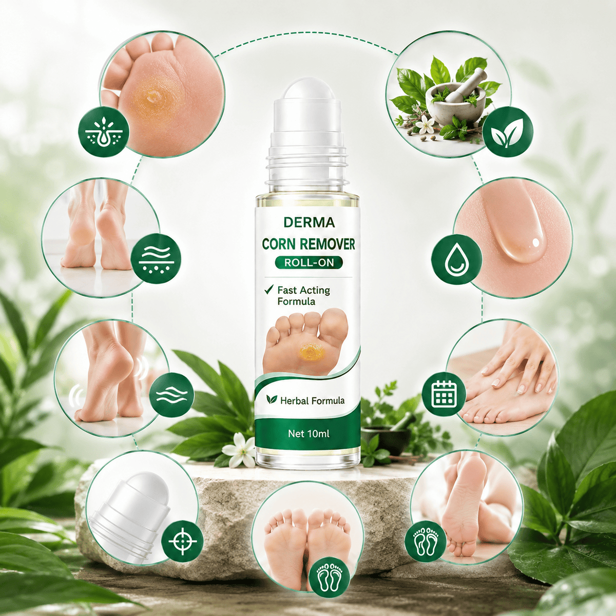 MD Corn Removal Roll On | Targeted Care for Softer, Smoother Feet