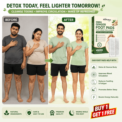 SD Ginger Detox Foot Pads | Your Simple Night Routine for Fresh, Comfortable Feet 👣✨