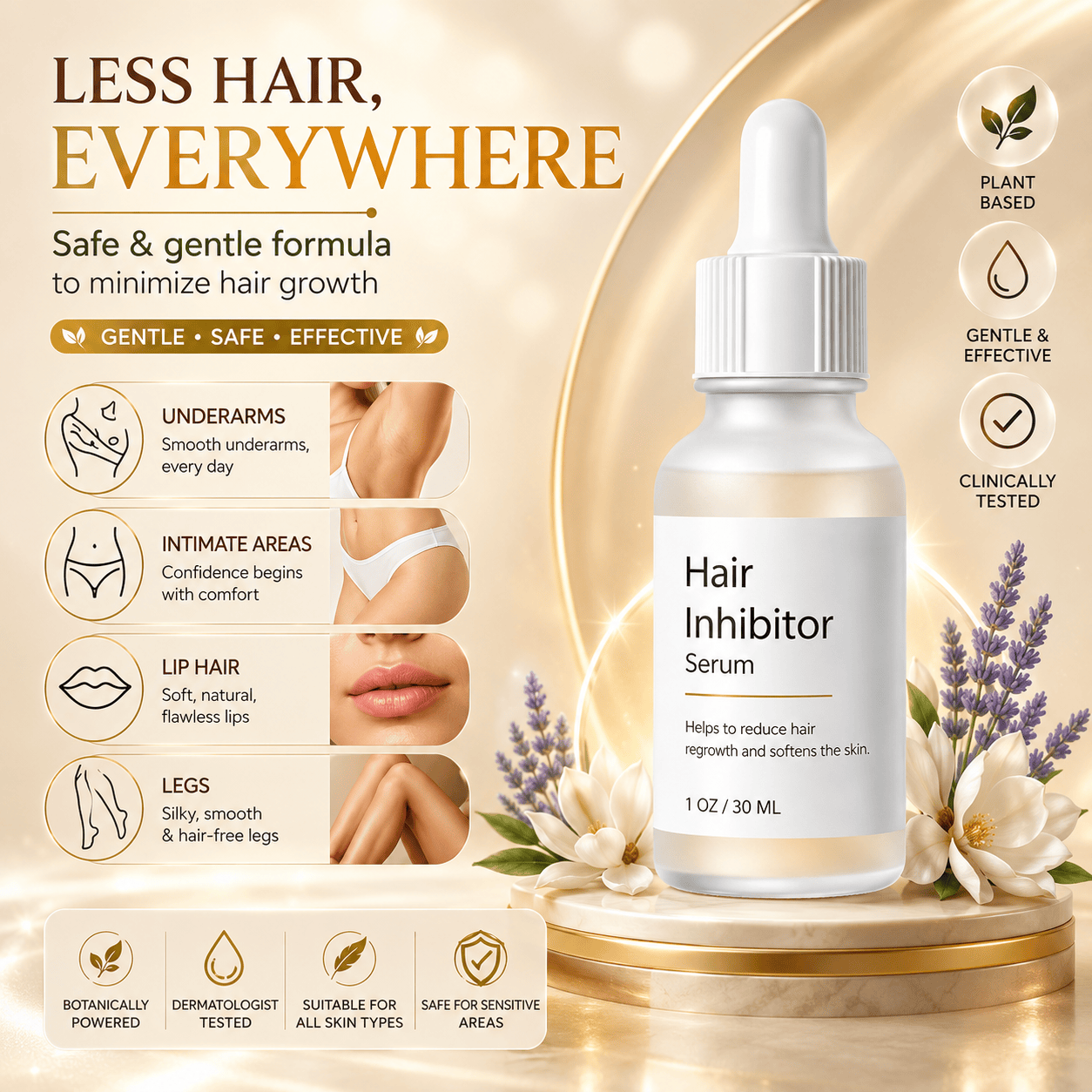 SD Hair Inhibitor Serum – Effortless Hair Reduction 💧