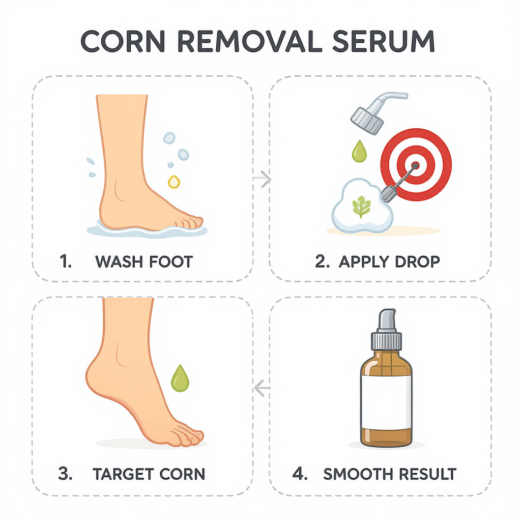 Corn Removal Serum – Fast Relief for Stubborn Foot Corns & Hard Skin - dmore