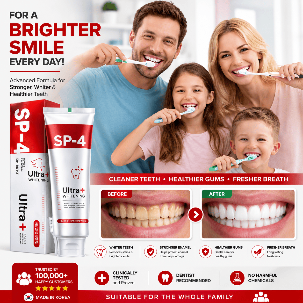 SD Original Intensive Teeth Whitening Toothpaste-🔥Buy 1 Get 1 Free🔥