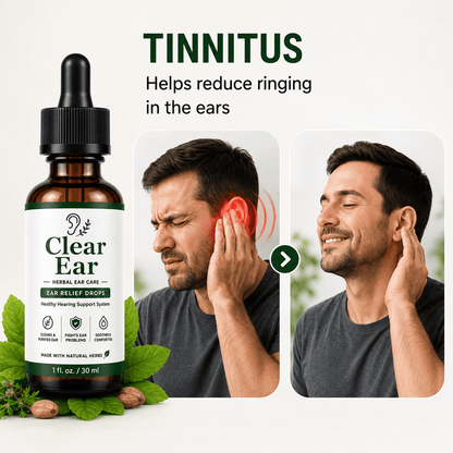 MD Clear Ear Oil — Complete 5-in-1 Herbal Ear Care, Backed by Nature