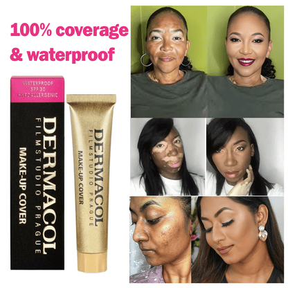 Dermacol 24H Full Coverage Foundation - Cover, Correct & Glow! ✨ - dmore