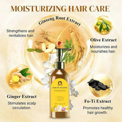 SD Japanese Herbal Hair Dye Shampoo – Instantly Covers Grays in 5 Minutes! 🔥 Buy 1 Get 1 Free 🔥