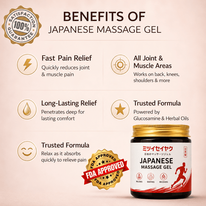 MD 🔥 Powerful Relief for Joint & Muscle Pain — Japanese Massage Gel