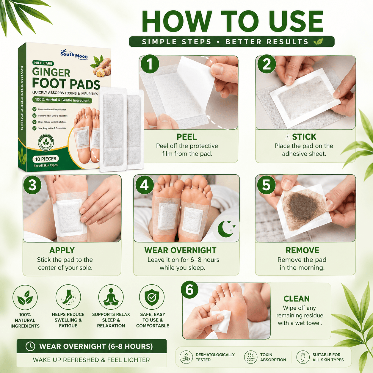 MD Detox Foot Pads | Your Simple Night Routine for Fresh, Comfortable Feet 👣✨