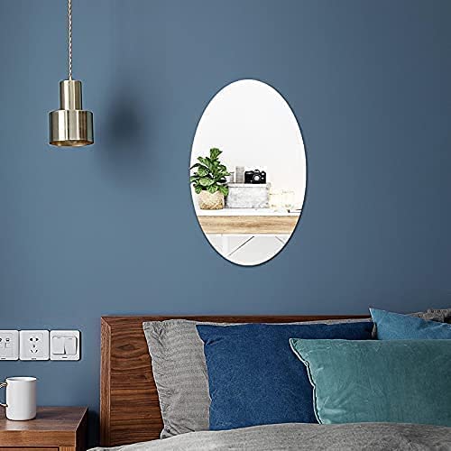 UNBREAKABLE MIRROR OVAL ( BUY 1 GET 1 FREE)